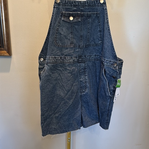 Tinseltown blue Denim Overall shorts NWT XL - Picture 4 of 10